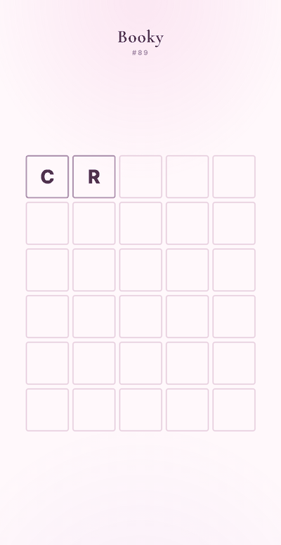 Someone playing Booky: they guess CROWN, then FATED, then GHOST, and the win screen reveals Weavingshaw by Heba Al-Wasity with a Get it on Amazon link